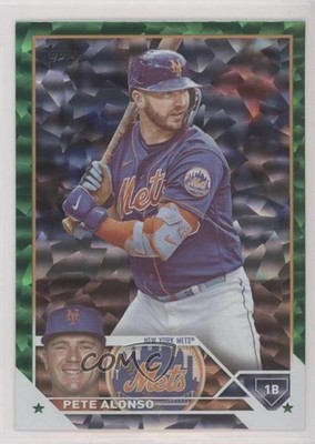 2023 Topps Series 1 Green Foil 415/499 Pete Alonso #20 0s55