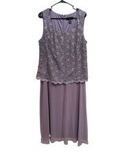 R M richards Lavender Dress.16W