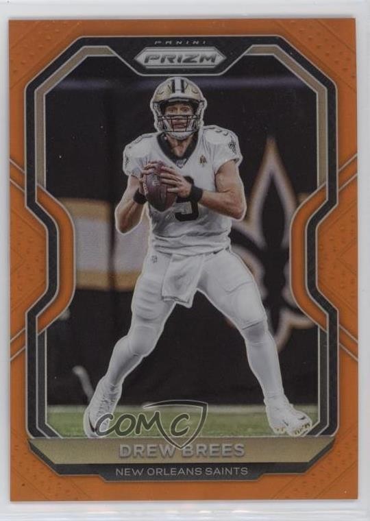 2020 Panini Prizm Orange Prizm 103/249 Drew Brees #243 15ej
