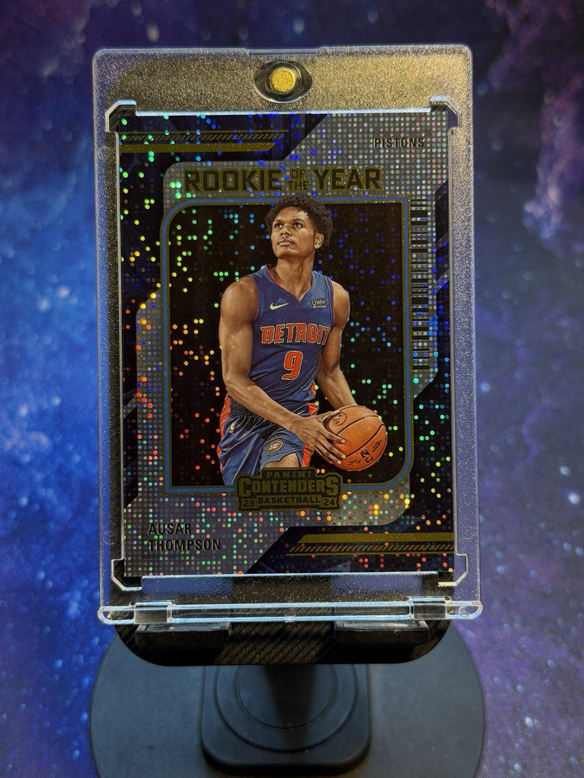 2023-24 Panini Contenders - Rookie of the Year Contenders Ausar Thompson #6 (RC)