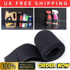 Car Boot Tool Organizer with Hook & Loop Strap for Fire Extinguisher Storage