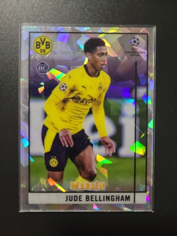 2020-21 Topps Merlin Chrome Ucl Jude Bellingham Atomic Refractor/250 Rc #31