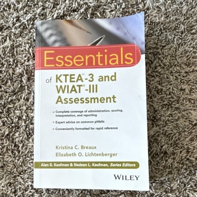 Wiley Essentials of KTEA-3 & WIAT-III Assessment 2nd Ed 2016 Breaux