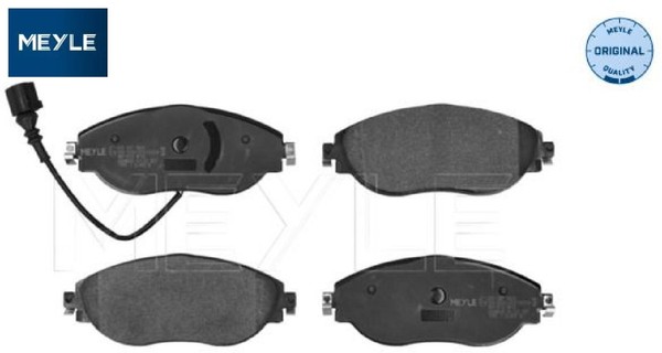 Meyle 0252473820 Bremsbelagsatz FüR Scheibenbremse Bremsbelagsatz-image