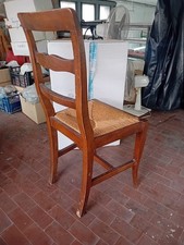 Sedie Fioranese in Legno Massello con Seduta Impagliata a Mano - al pezzo