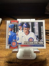 2026 Topps Series 1 Pete Crow-Armstrong Dugout Peeks #196 Chicago Cubs