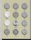 1948-1963 Franklin Half Dollar Album 32 Coins $16.00 Face Value "Cir-BU"