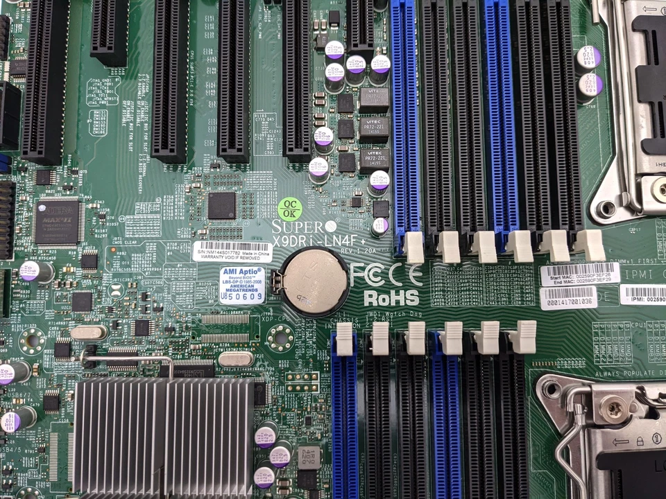 SuperMicro X9DRI-LN4F+ Dual Xeon Motherboard for SuperServer - Image 2 of 4