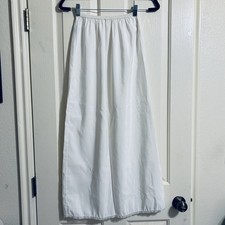 Vintage SEARS Pretty White Formal HALF SLIP Size S Waist 24-26 Nylon/polyester