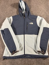 The North Face Jacket Womens S/P Polartec Nylon/Fleece Blue Full Zip Hood Logo
