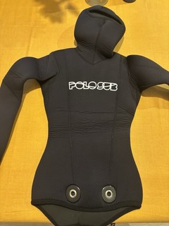 Polo Sub 7mm Open cell Lined Freediving/spear Fishing Wetsuit Extra Small