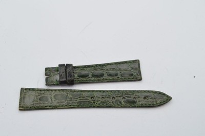 BREGUET LEDER ARMBAND 17MM BRACELT FÜR DORNSCHLIESSE 14MM GRÜN NEU 17-14