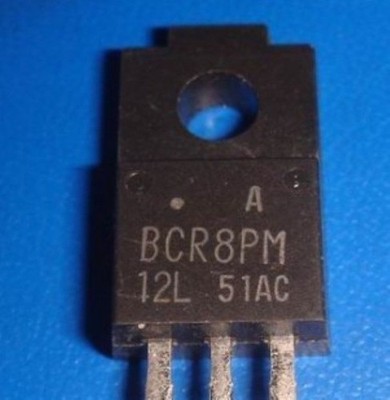 MITSUBIS BCR8PM-12L TO-220F Triac 8 Amperes/400-600 Volts USA ship #hj