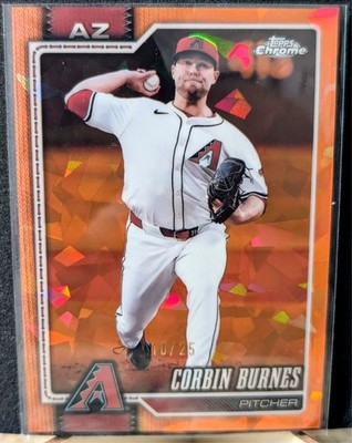 2026 Topps Chrome Sapphire Corbin Burnes Orange /25 #237