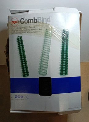 GBC CombBind Bindekämme 51 mm A4 schwarz (450 Blatt Kapazität, 50 Stück)