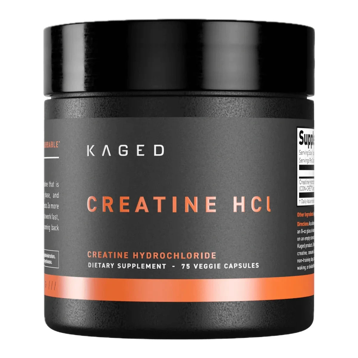 KAGED Muscle C-HCL Creatine HCL 75 Caps | Ultra Bioavailable Strength