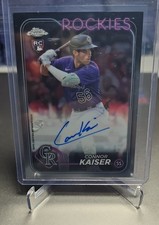 2024 Topps Chrome - Rookie Autographs Connor Kaiser #RA-CK (AU, RC)