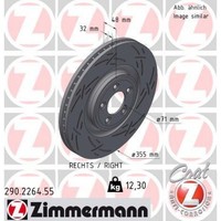Zimmermann 290.2264.55 Bremsscheibe FüR Jaguar XF XK XJ F Type S X250 X200 X350