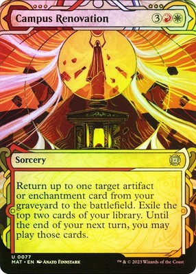 MTG FOIL Campus Renovation Showcase - March of the Machine: The Aftermath #077