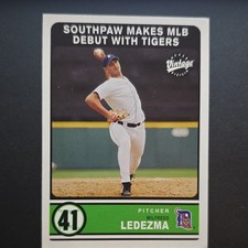 Upper Deck 2003 Vintage Wilfredo Ledezma #311 Detroit Tigers MLB Baseball Card