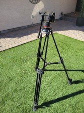 Manfrotto 504X MVH504XAH Fluid Video Head Ball Head With Tripod Photography