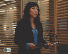 ALI AHN SIGNED 'THE DIPLOMAT' 8x10 PHOTO SHOW ACTRESS BECKETT BAS COA