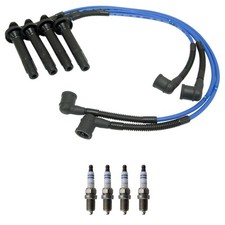 Ngk Wire Set Bosch 4 Double Platinum Sparkplugs Kit For Impreza Outback 2.5 H4