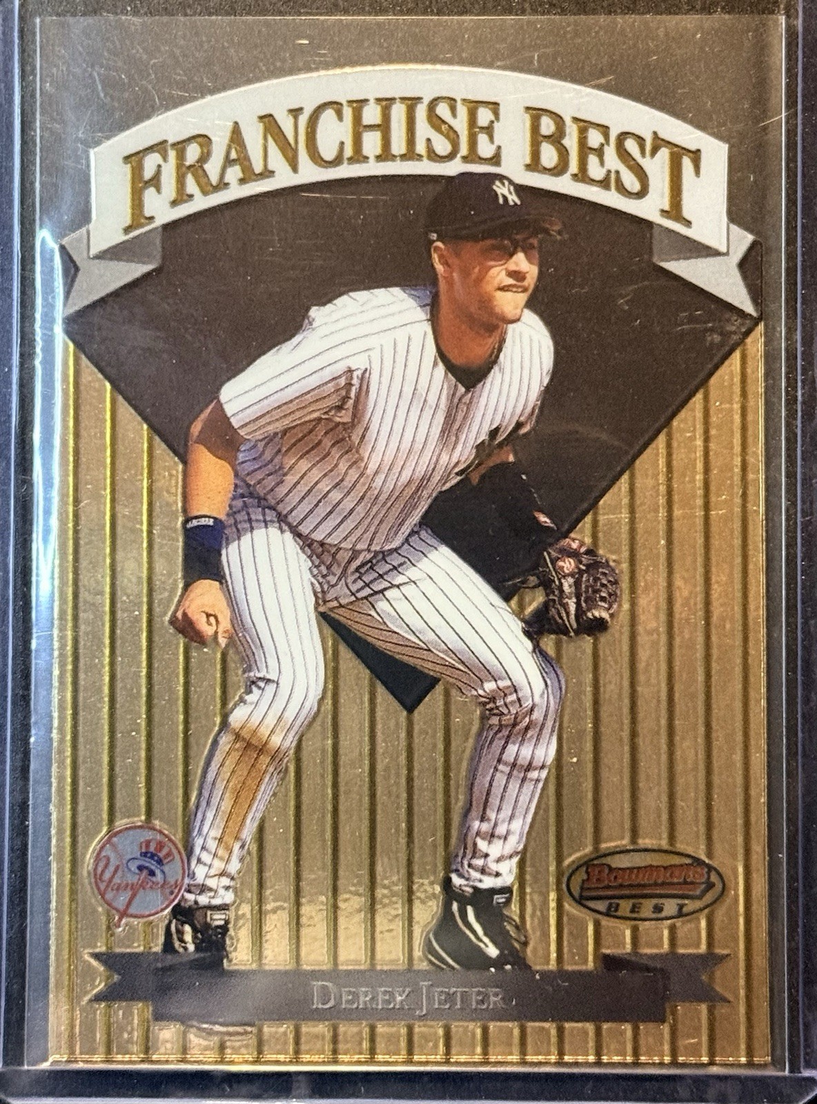 1999 Bowmans Best Derek Jeter Franchise Best /3000 New York Yankees 