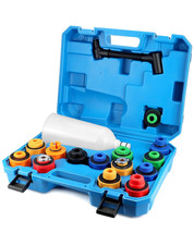 Engine Oil Funnel Set, 14 Adapters  Extensions, Hands-Free, Leak-Proof Case Kit