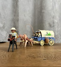 Playmobil 3785  S&uuml;dstaatler Virginia Mountain Planwagen komplettes Set wie neu