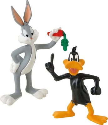 Sammelfiguren Bugs Bunny und Daffy Duck 