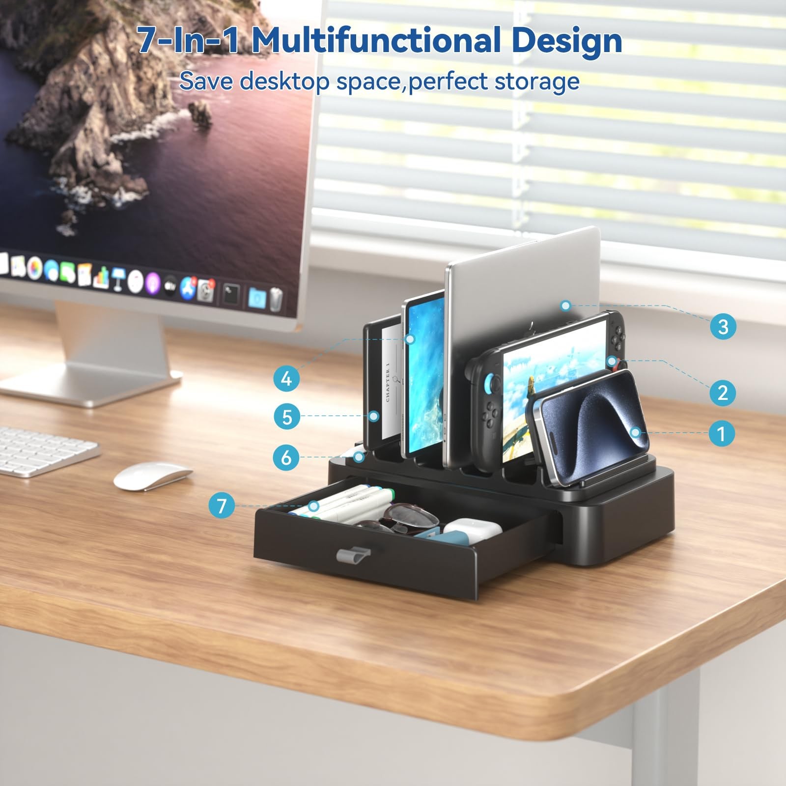 Support Vertical pour MacBook et PC Portable Idéal pour le Télétravail - 2