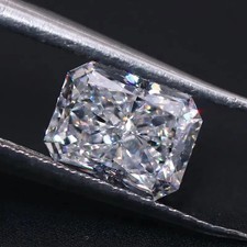 1.1  Carat Lab Grown CVD Diamond Radiant Cut VVS1 Certified Loose Gemstone 6FJU