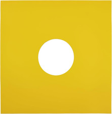 10 Pack Paper Vinyl Record Jackets 33 RPM Record Outer Sleeves, Yellow