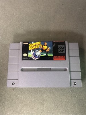 Super Soccer (Super Nintendo, 1992) - TESTED Game Only