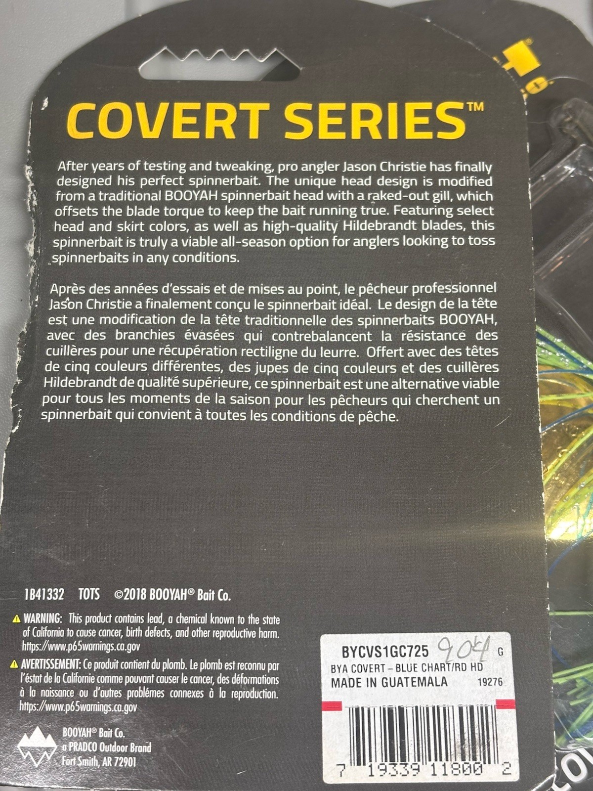 3 Booyah Covert Big 1oz Colorado Spinnerbaits #6 Hildebrandt - Image 6