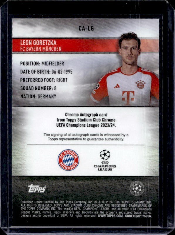 2023-24 Topps Stadium Club Chrome Uefa Champions League