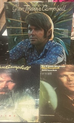 Glen Campbell Lot Of 3 Vinyl Capitol