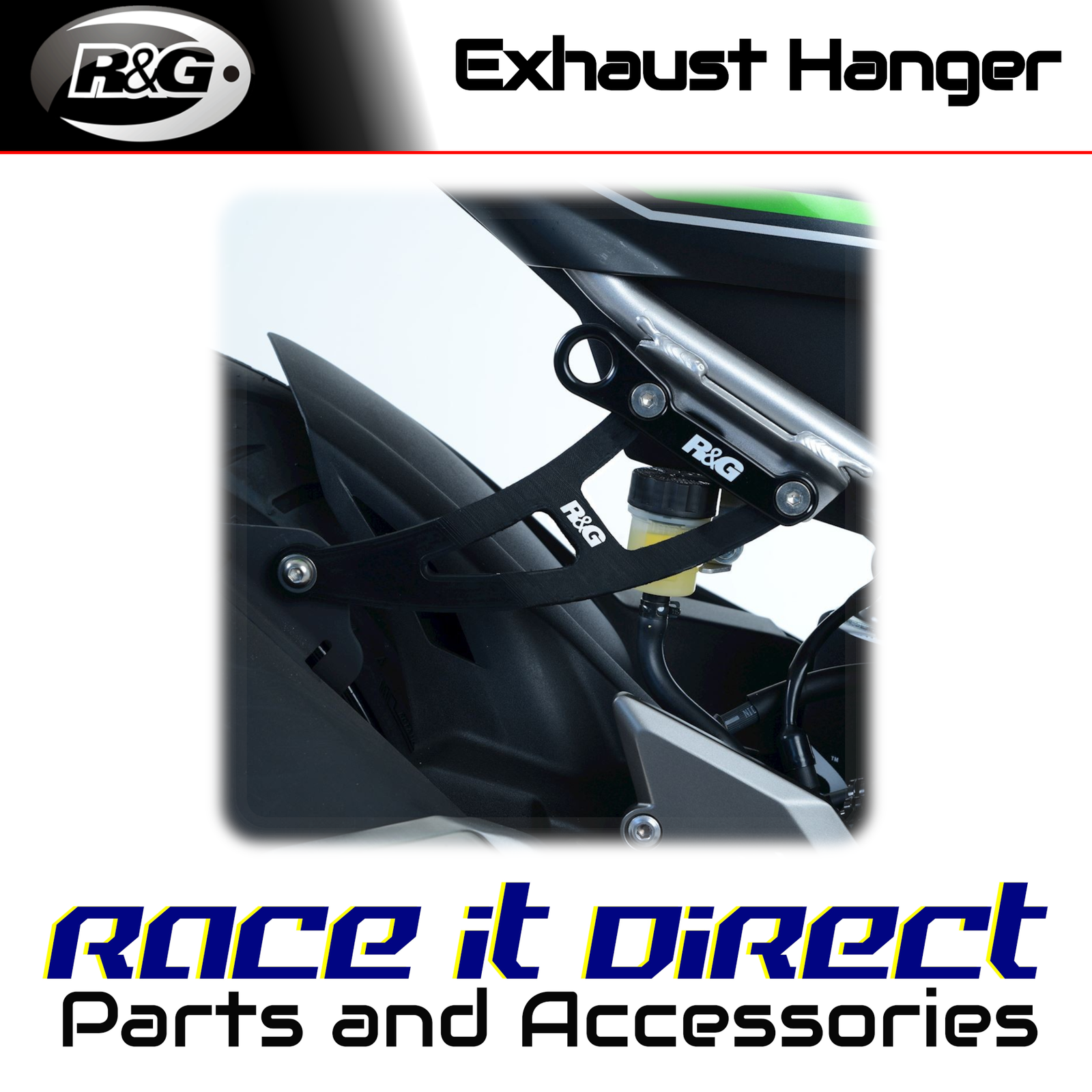 Exhaust Hangers for Kawasaki Z125 2019-2026 R&G