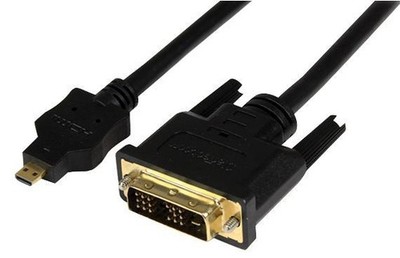 STARTECH - Micro HDMI Male to DVI-D Male Lead, 1m Black