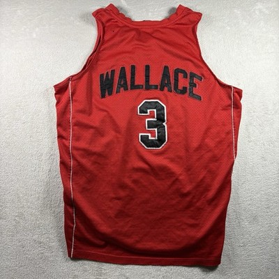 Vintage Starbury Jersey Ben Wallace #3 Men's XL Red Black Y2K NBA