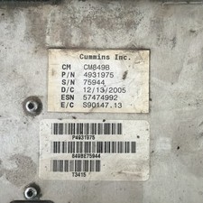 06 07 Dodge 5.9 Ram Cummins Ecm 4931975 Engine Computer Module Cm849b