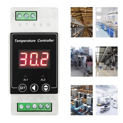 Digital Temperature Controller with Relays Output Adjustable Temperature Control