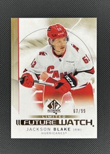 2024 UPPER DECK SP AUTHENTIC JACKSON BLAKE LIMITED FUTURE WATCH GOLD ROOKIE /99