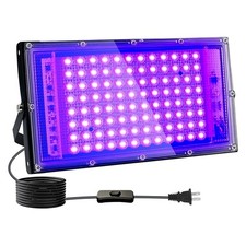 100W Black Lights, Blacklight Flood Light with Plug and Switch,for Glow Party...