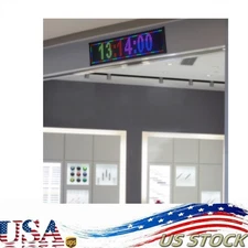 26"x8" LED Advertising Sign 7 Color Programmable Scrolling Message Display Board