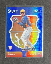 Cam Smith RC 2025 Panini Select - Select Certified Blue Prizm #1   /49 Houston