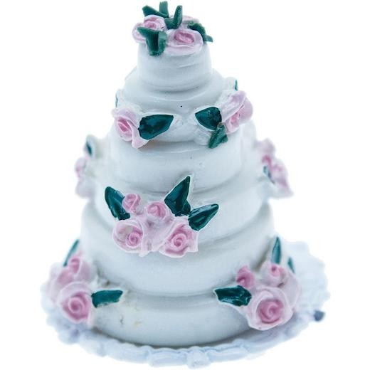 Stafil Miniature Decorations - Wedding Cake 3396-081