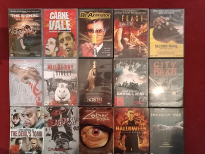Horror DVD Dead Snow Re-Animator Feast Hostel Mulberry Street  Halloween FSK 18