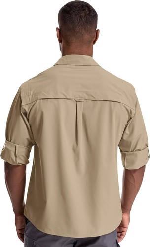 Herren Sonnenschutz Angelshirt Langarm Outdoor schnelltrocknend Cargoshirts - Bild 15 von 45